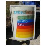 Service Quality Paint Sign