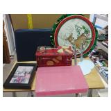 Walkers Tin, Deer Picture, Document Holder