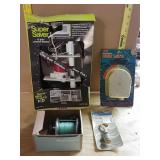 Bow Lite, Drain Plug, Reel, And Super Saver