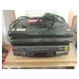 VHS Player, Dish Satellite Boxes