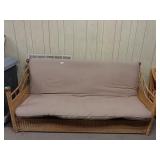 Wicker Frame Futon
