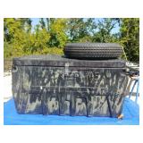 Storage Box, Trailer Wheel/tire, Lifevest & Rope