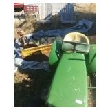 John Deere 110 Riding Mower With Attachments