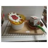 Tray, Cutting Board, Dishes, Garlic Baker