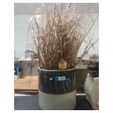 Large Crock With Decoration