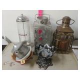 Lanterns, Vintage Straw Holder