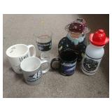 Mugs, Bottle, Candle Holder