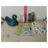 Decorative Napkins, Flask, Decorations