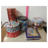 Metal Christmas Tins
