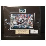 Joe Namath Signed Photo