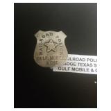 Railroad Police Gulf, Mobile & Ohio Badge