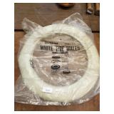 White Tire Walls 15" (4) In Open Plastic