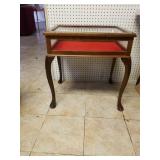 Wood & Glass Side Table