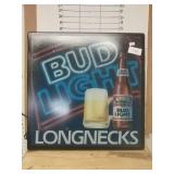 Bud Light Longnecks Light Advertisement(not