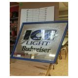 Budweiser Ice Mirror Sign