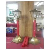 Adjustable Light Up  Christmas lamp Post