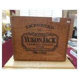 Yukon Jack Liqueur Wood Crate