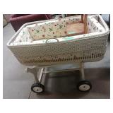 Vintage Baby Crib And Chair