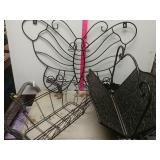 Wire Baskets, Wall Decor