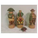 Three Guys And Extra Hat (Ceramic?)
