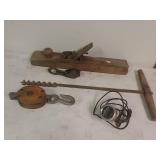 Wood Plane , Pulley, Hood Digger And More