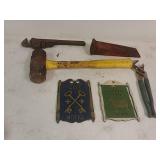 Hammer, Wrenches, Metal Hatchet Head And More