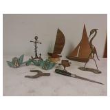 Brass Items, Sailboat Decorations And More