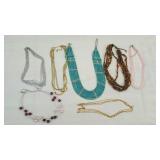 Lot of costume jewelry, necklaces, look at pics