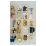 Lot of costume jewelry, earrings, @ pics