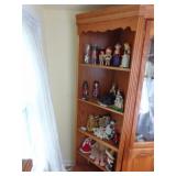 Broyhill Oak Corner Shelf contents NOT included