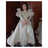 19" tall Wedding Doll stamped HTA-5517