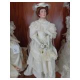 19" tall Victorian Lady Wedding Doll