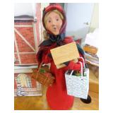 2001 byers choice christmas traditional shopper