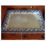 Anitque Platter, stamped