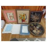 Lot of prints and picture frames