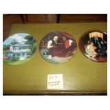 3 collectible knowles plates