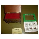 small music box & horse thimbles