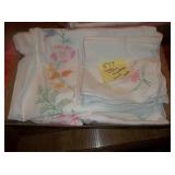 Table cloths & napkins, hand made