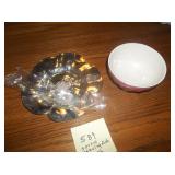 Spoon, serving dish & bowl