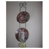 2 collector plates and wall hanger