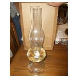 Glass Oil Lamp 19"