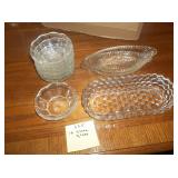 lot of clear glassware
