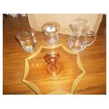 lot of glassware 4pcs
