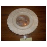 Fenton Collector Plate, Made in England