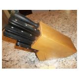 Knife Set with Storage Block
