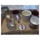 lot of coffee mugs and more