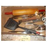 lot of kitchen utensils
