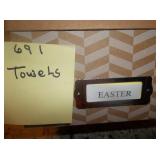 lot of easter hand towels