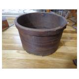 Vintage Wooden Bucket