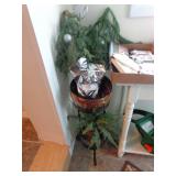 Plant Floor Stand and Plants